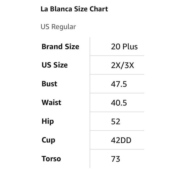 La Blanca Women's One Piece Swimsuit Island Goddess Shirred Side -20W - Picture 7 of 7